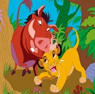 Timon Ve Pumbaa Boyama